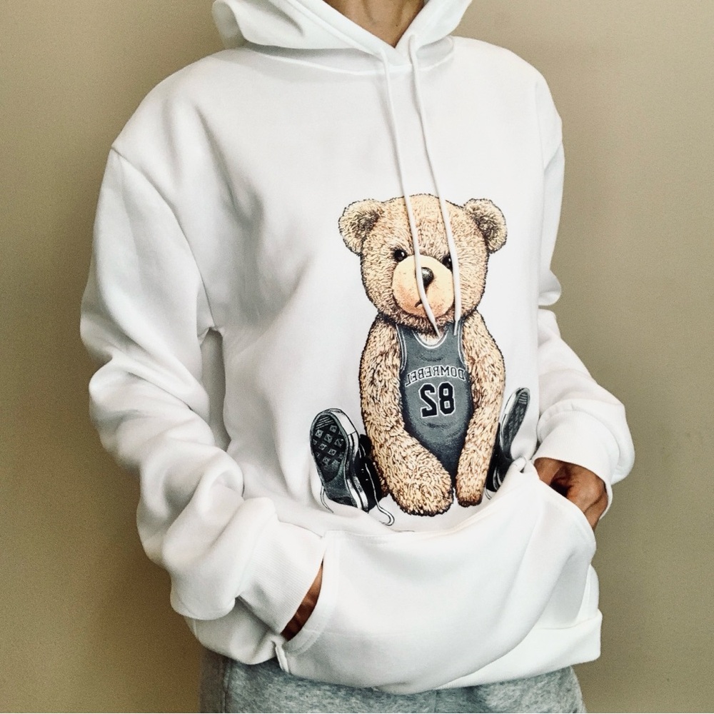 Brand New teddy bear long sweater shirt hoodie XL - Picture 6 of 13
